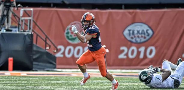 Kendrick Foster - Illinois vs. Michigan State - November 5, 2016