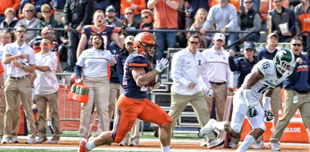 Kendrick Foster - Illinois vs. Michigan State - November 5, 2016