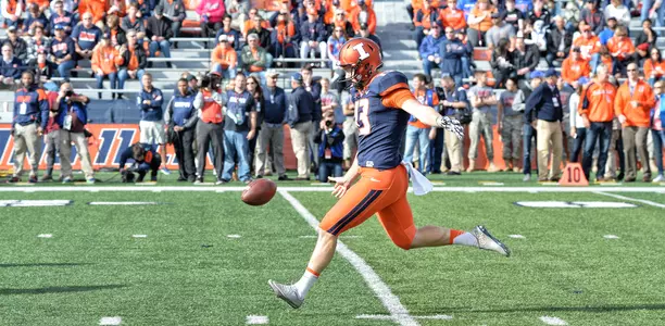 Ryan Frain - Illinois vs. Michigan State - November 5, 2016