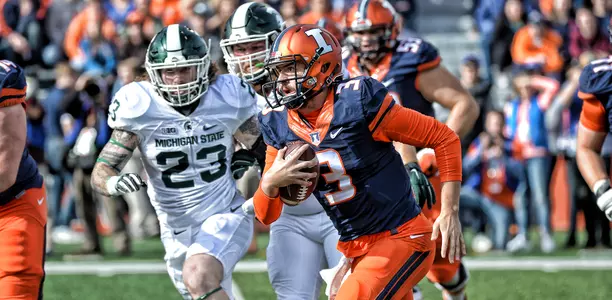 Jeff George - Illinois vs. Michigan State - November 5, 2016