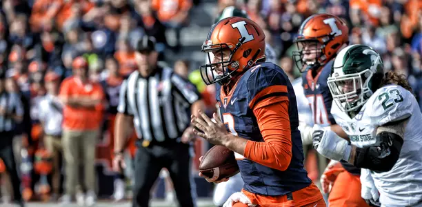 Jeff George - Illinois vs. Michigan State - November 5, 2016