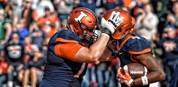 Sam Mays Touchdown Celebrate - Illinois vs. Michigan State - November 5, 2016