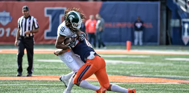 Hardy Nickerson - Illinois vs. Michigan State - November 5, 2016