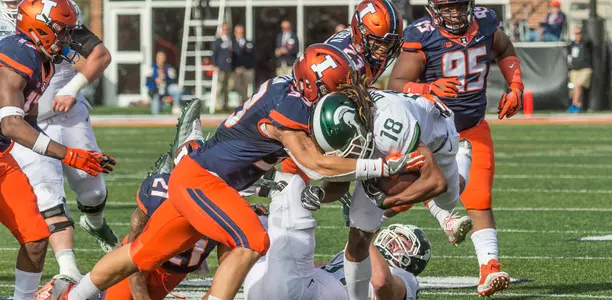 Tre Watson - Illinois vs. Michigan State - November 5, 2016