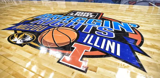 Braggin' Rights Logo Floor - Illinois vs. Missouri - Dec. 21, 2016
