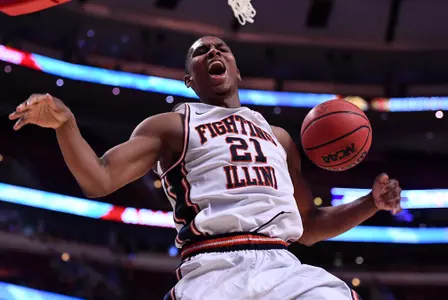 Malcolm Hill NCAA Basketball: Illinois vs Brigham Young