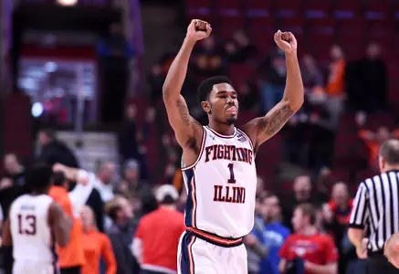 Jaylon Tate NCAA Basketball: Illinois vs Brigham Young