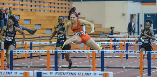 Jayla Stewart Hurdles Dual Meet