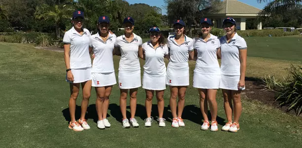 Women's Golf team at Illinois Challenge 2016