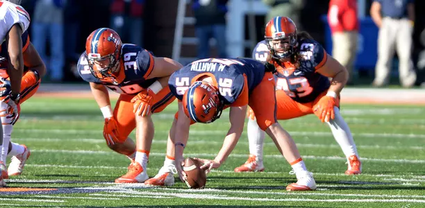 Michael Martin long snapping vs. Ohio State