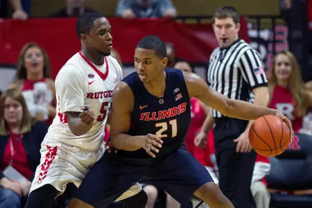 NCAA Basketball: Illinois at Rutgers