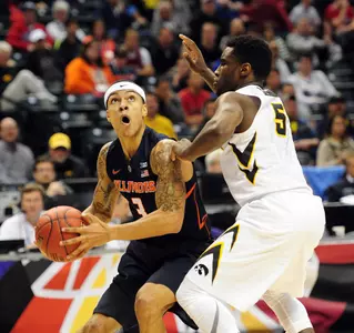 NCAA Basketball: Big Ten Conference Tournament-Illinois vs Iowa - Khalid Lewis 2
