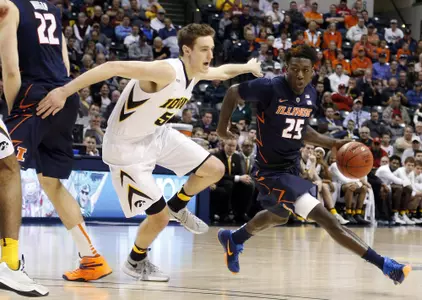 NCAA Basketball: Big Ten Conference Tournament-Illinois vs Iowa - Kendrick Nunn