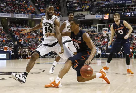 NCAA Basketball: Big Ten Conference Tournament-Illinois vs Purdue - Malcolm Hill