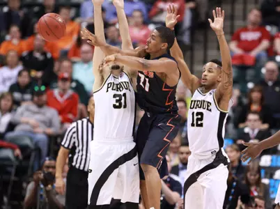 NCAA Basketball: Big Ten Conference Tournament-Illinois vs Purdue - Malcolm Hill