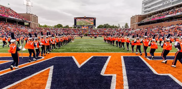 Marching Illini at Memorial Stadium - Oct. 3, 2015 vs. Nebraska