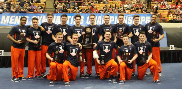 Men's Gymnastics 2016 NCAA team fourth place