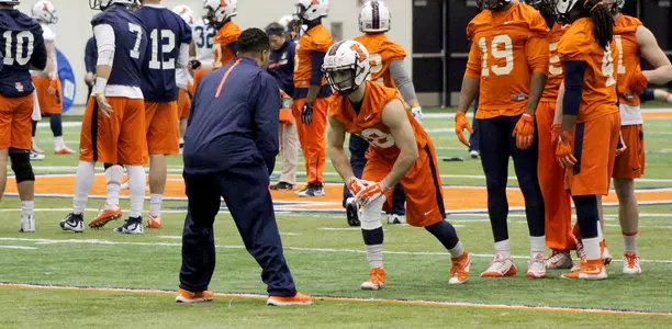 Mike Dudek Spring Practice - April 2, 2016