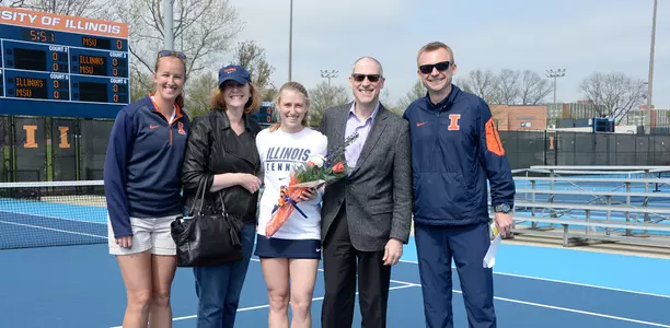 Emily Barretta Women's Tennis 2015-16