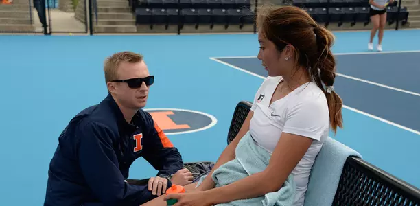 Evan Clark Louise Kwong Women's Tennis 2015-16