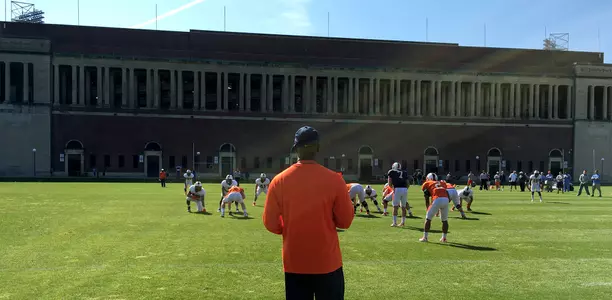 Lovie Smith at 2016 Spring Practice