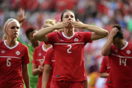 Emily Zurrer - Soccer: Women's World Cup-Canada at England