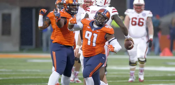 Dawuane Smoot sack celebration vs. Nebraska