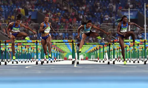 Olympics: Track and Field-Evening Session