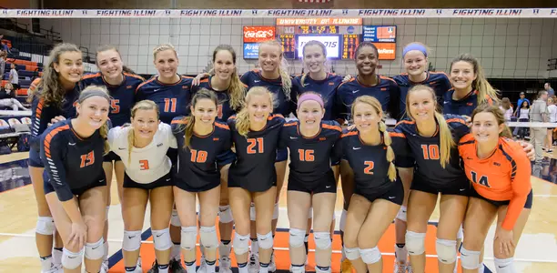 VB - Team at Orange & Blue Scrimmage