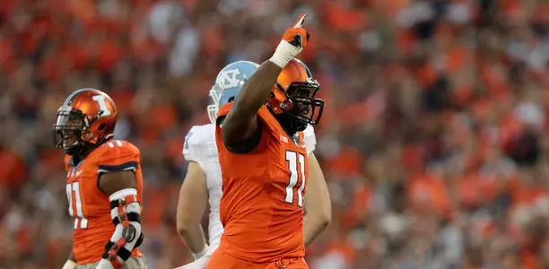 Chunky Clements - Illinois vs. North Carolina - Sept. 10, 2016