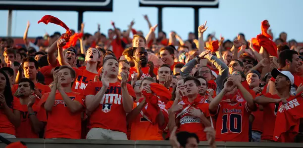 Block I Students Fans - Illinois vs. North Carolina - Sept. 10, 2016