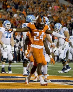 Darius Mosely NCAA Football: North Carolina at Illinois