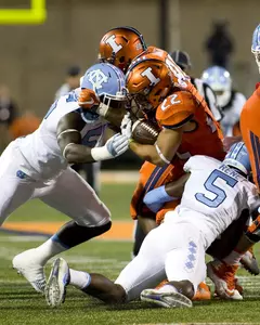 Kendrick Foster NCAA Football: North Carolina at Illinois