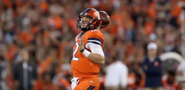 Wes Lunt - Illinois vs. North Carolina - Sept. 10, 2016