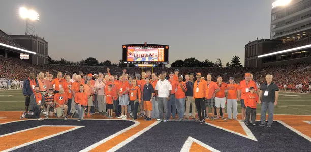 Men's Basketball reunion at football game 9/10/16