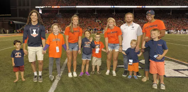 Special Spectators at Illini Football – Sept. 10, 2016