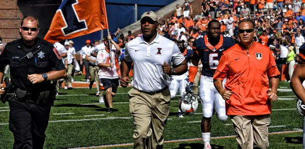 Lovie Smith - Illinois vs. Western Michigan - Sept. 17, 2016