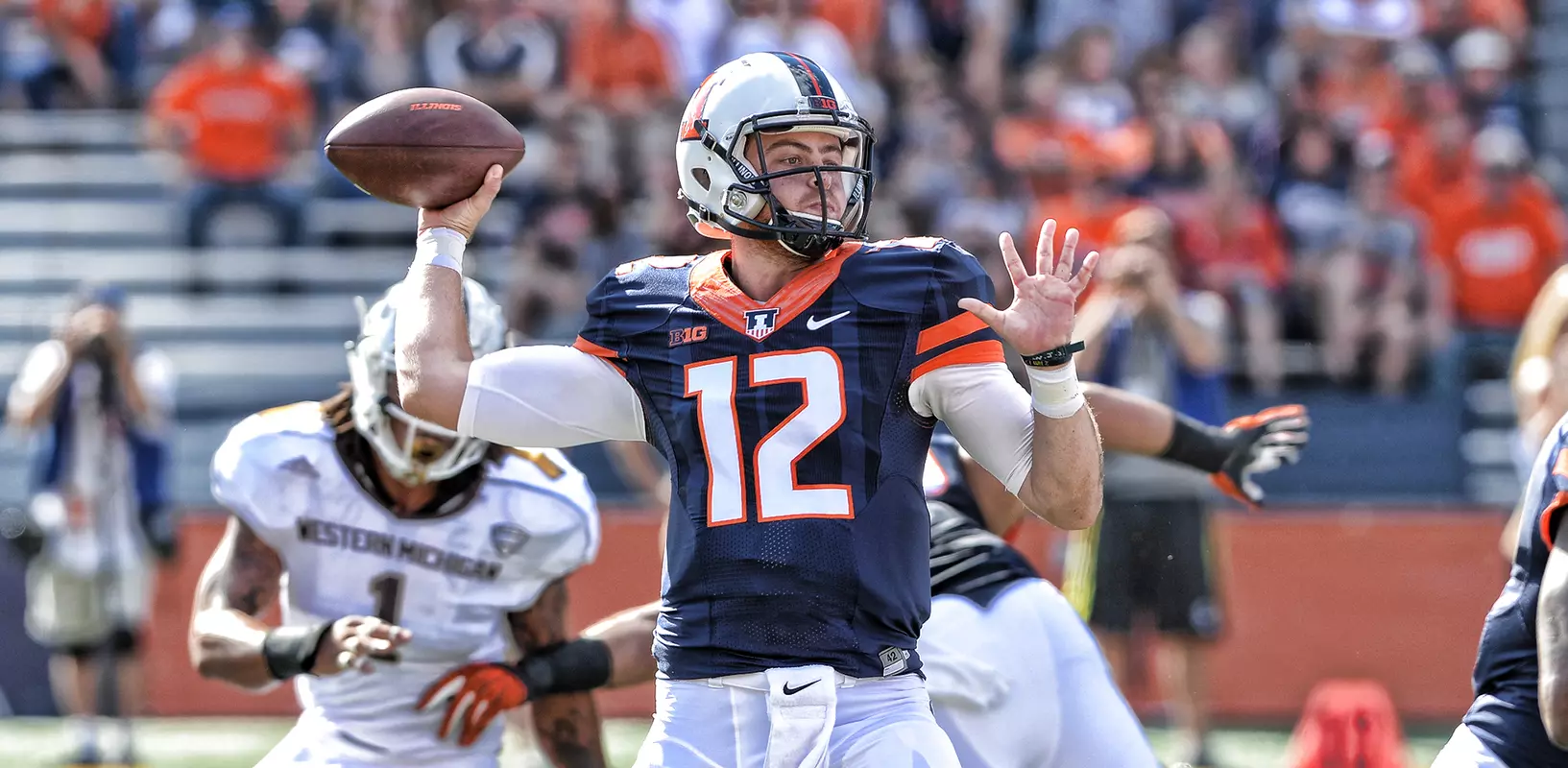 Wes Lunt - Illinois vs. Western Michigan - Sept. 17, 2016
