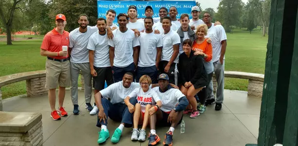 Illini Basketball at Walk & Run for Wishes 2016