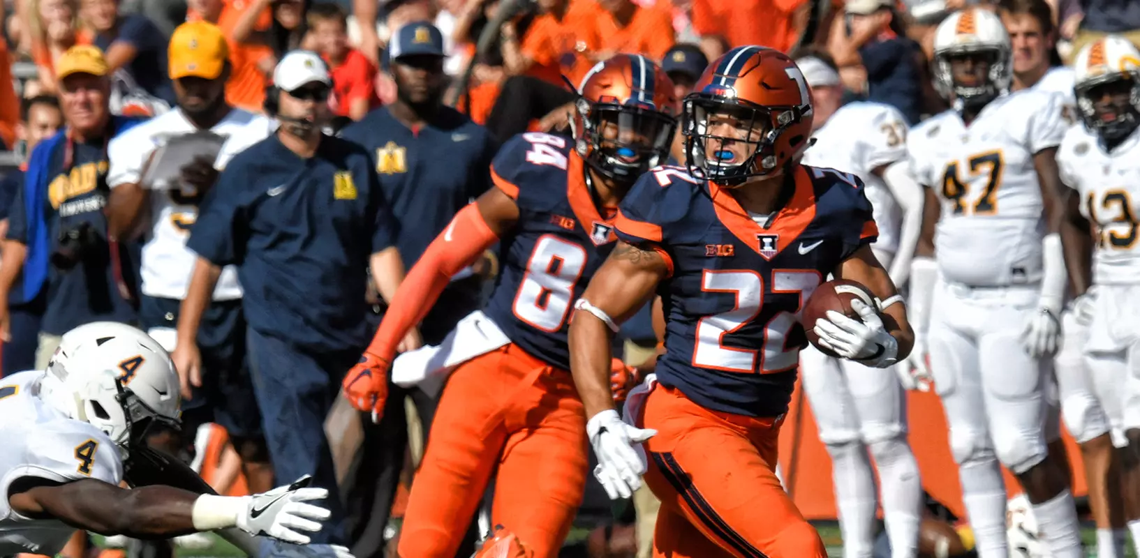 Kendrick Foster - Illinois vs. Murray State - Sept. 3, 2016