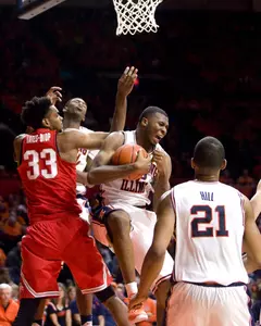 Leron Black NCAA Basketball: Ohio State at Illinois