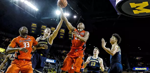 Malcolm Hill at Michigan - Jan. 21, 2017