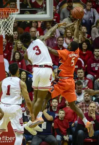 Jalen Coleman-Lands NCAA Basketball: Illinois at Indiana
