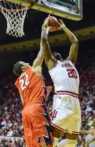 Maverick Morgan NCAA Basketball: Illinois at Indiana