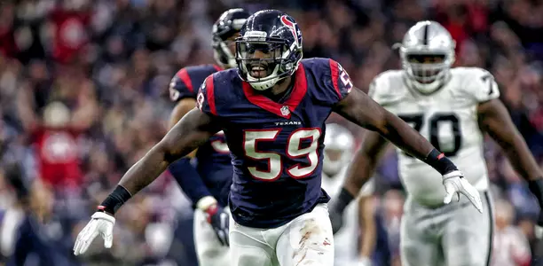 Whitney Mercilus - Texans vs. Raiders - NFL Playoffs - Jan. 7, 2017
