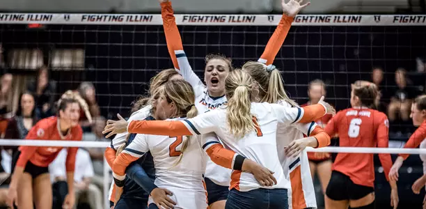 VB - Team Celebrations vs. Ohio State