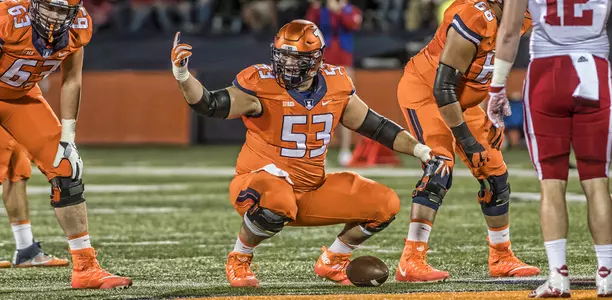 Nick Allegretti vs. Nebraska - Sept. 29, 2017