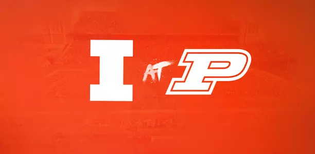 Illinois at Purdue Matchup Graphic