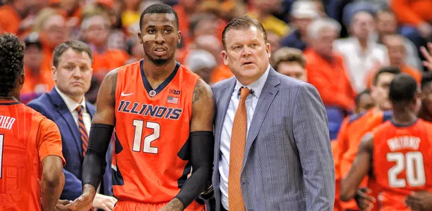 Brad Underwood and Leron Black vs. Missouri Dec. 23, 2017