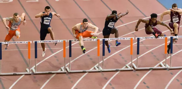 David Kendziera 60m hurdles